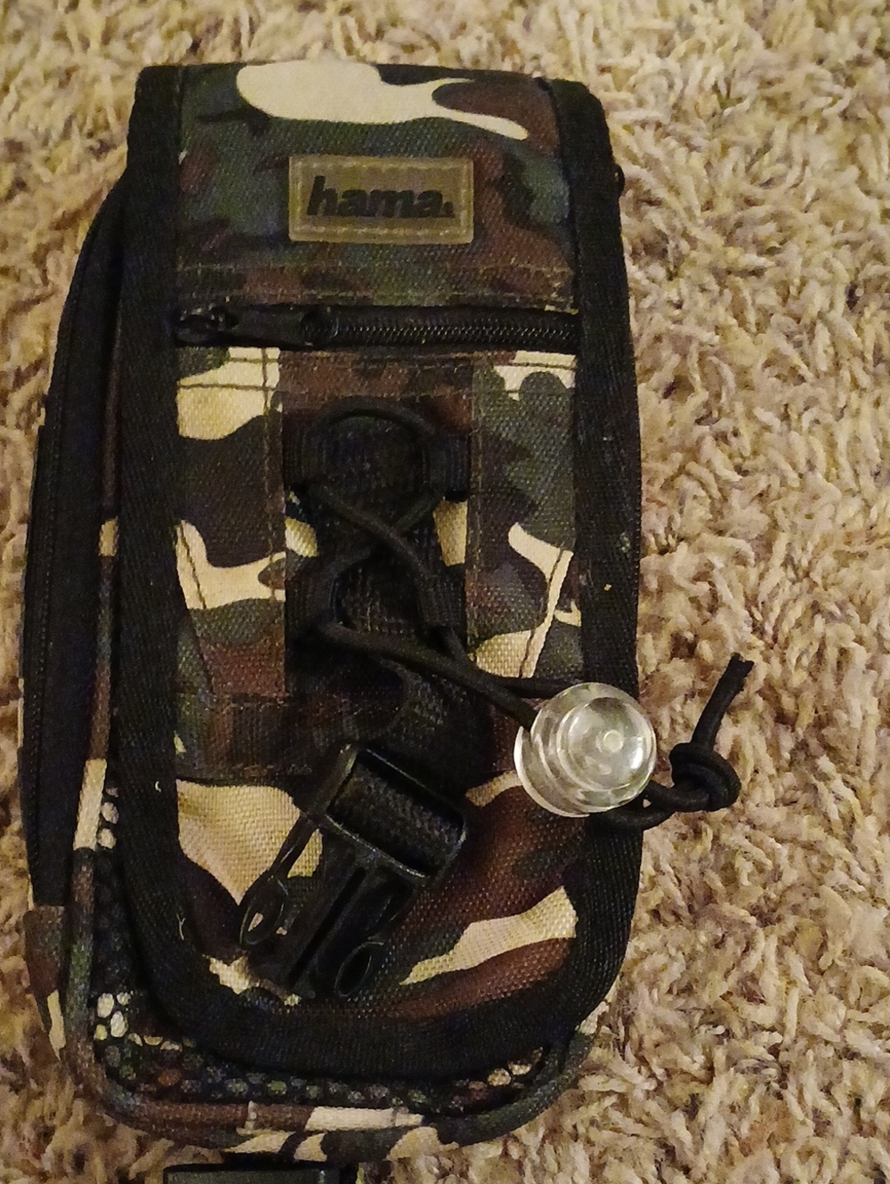 Hama Camouflage Phone Pouch Case - Camo Green